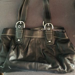 Black coach bag